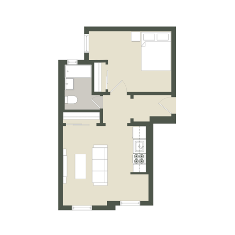 2616 N. Hampden Ct. Studio-1 Bed Apartment, Supera for Rent - Photo Gallery 25